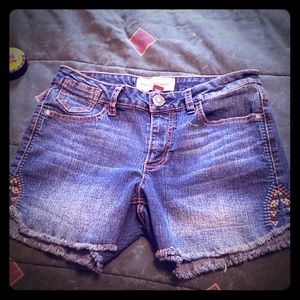 Blue Denim Shorts